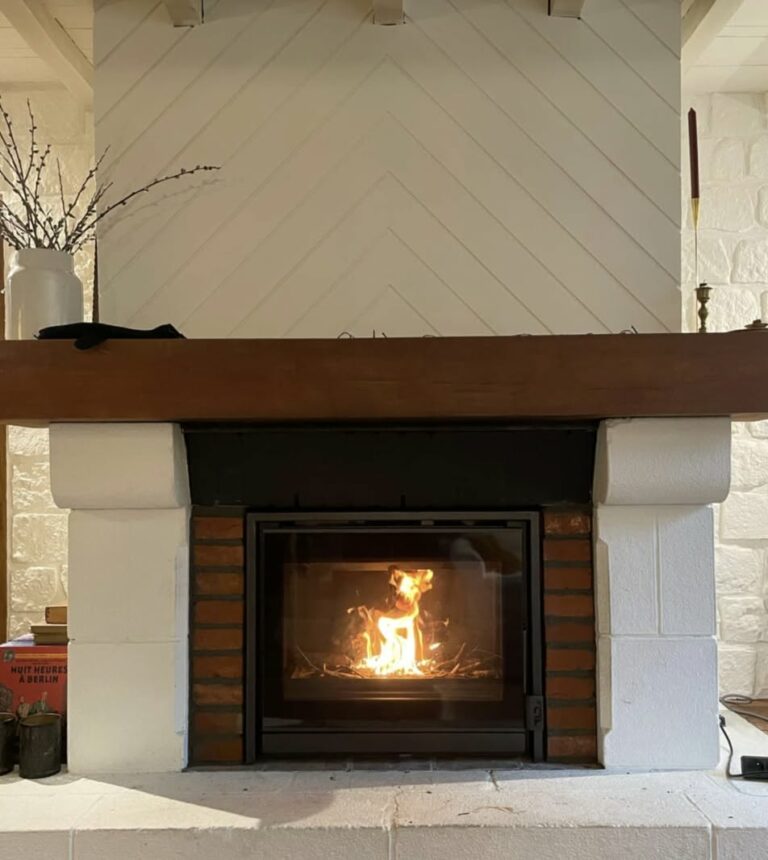 Insert à bois design installé à Valenciennes