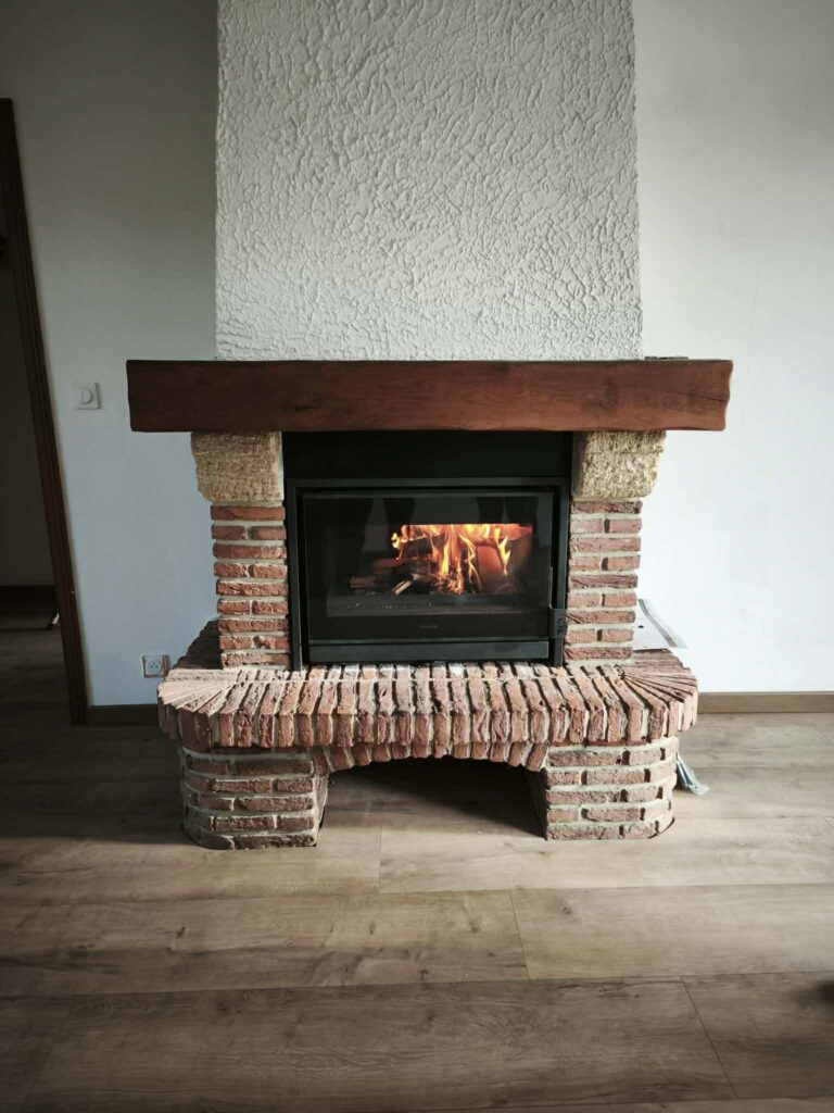 Insert à bois installé à Valenciennes