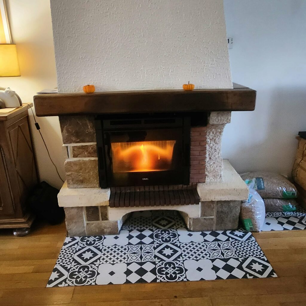 Installation d’un insert à granulés MCZ