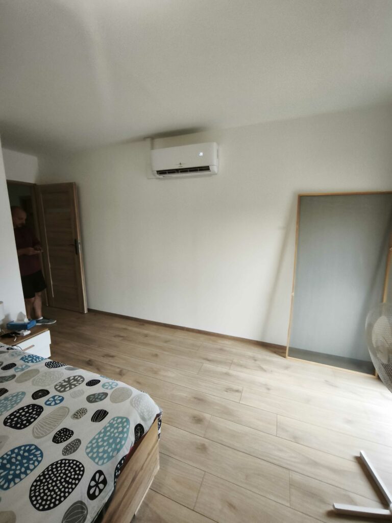 Installation d’une climatisation dans une chambre