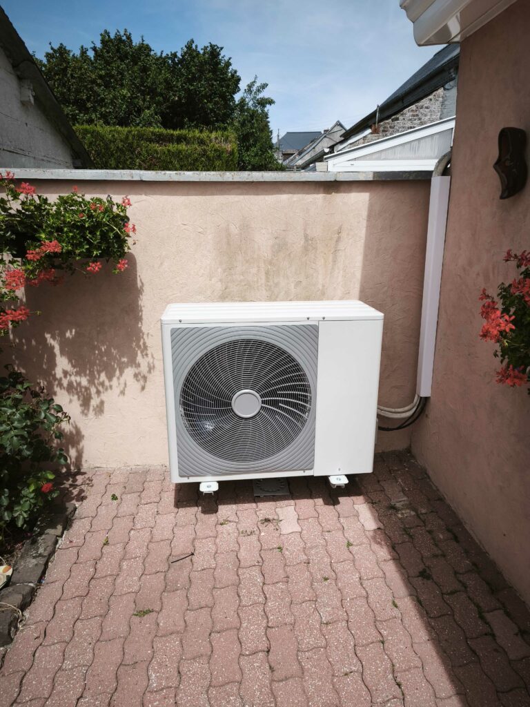 Pompe à chaleur installée à Valenciennes